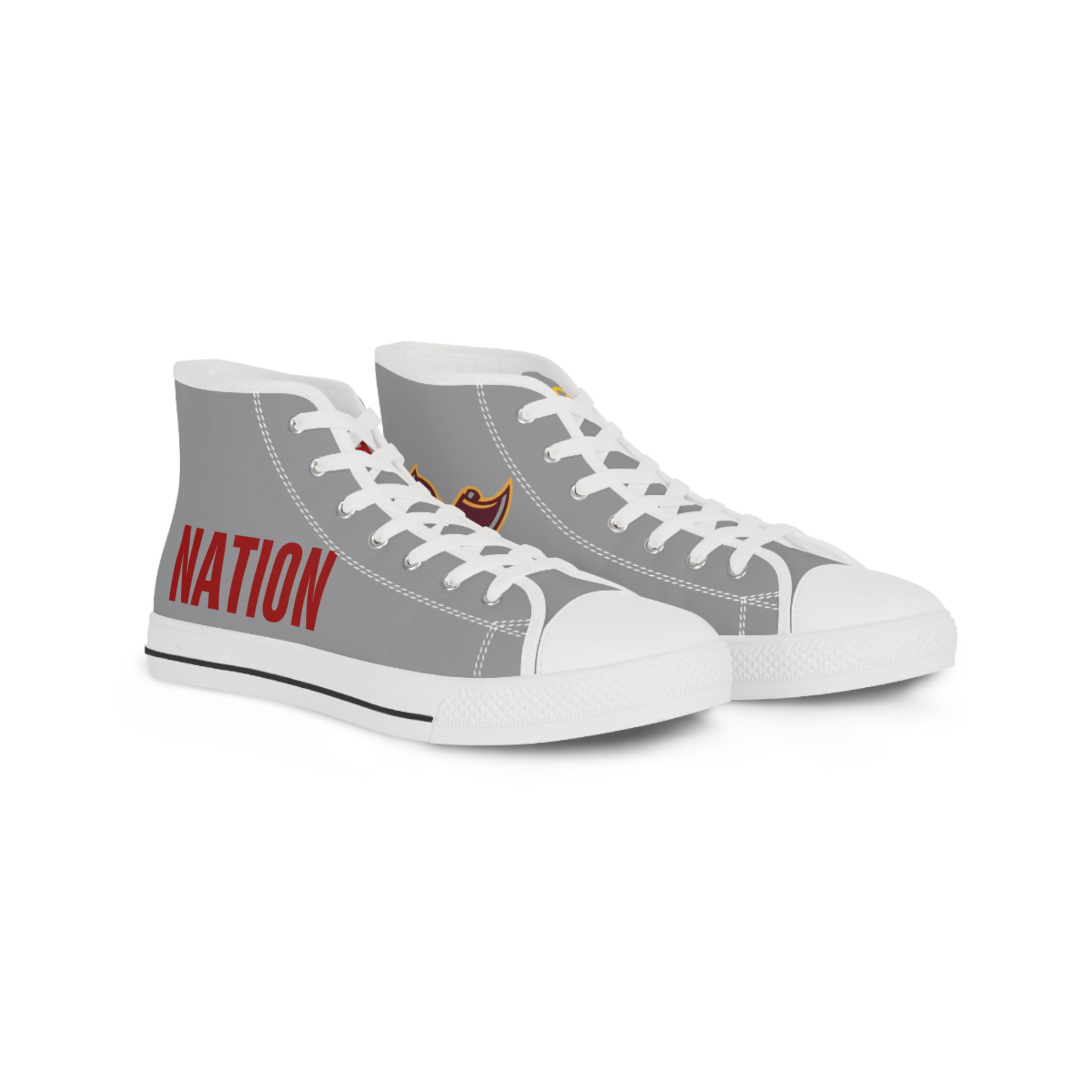 Men's High Top Sneakers-#Warrior Nation
