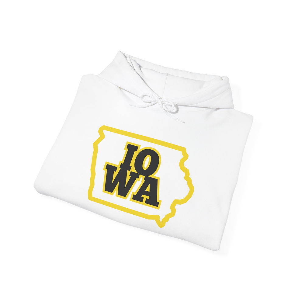 Thumbnail: Unisex Heavy Blend™ Hooded Sweatshirt- State of Iowa