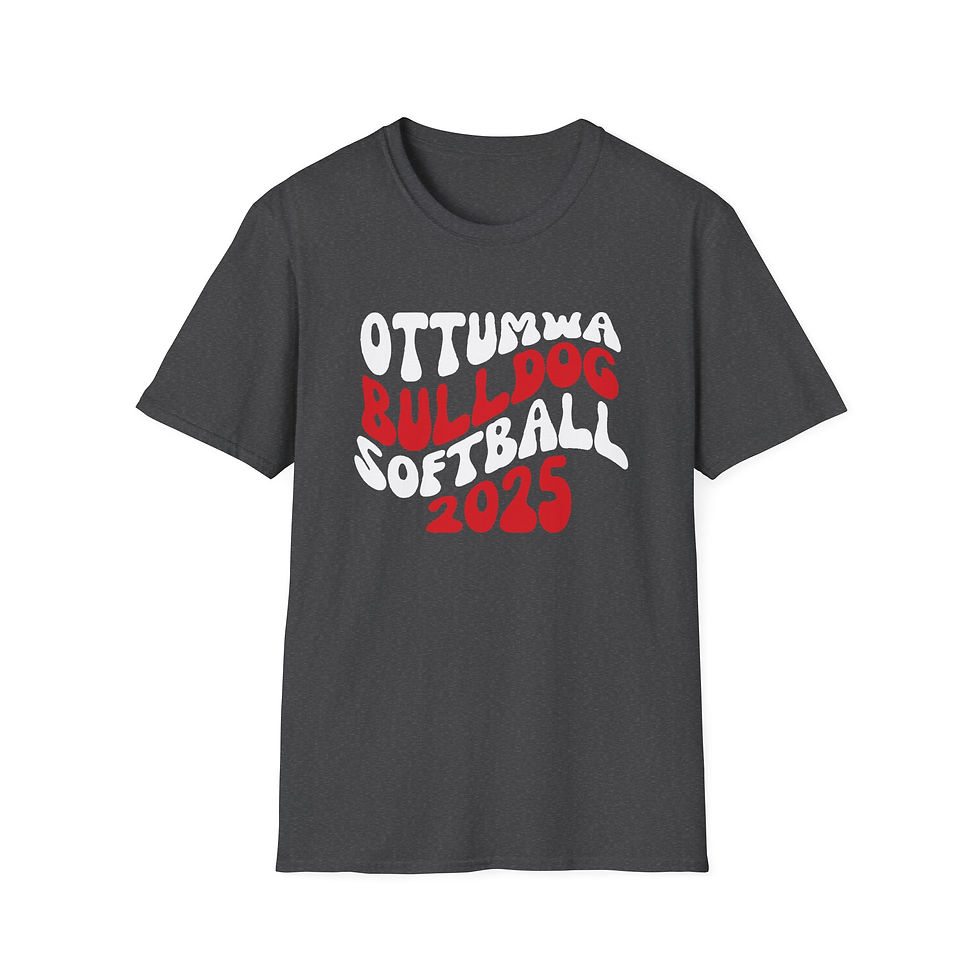 Thumbnail: Unisex Softstyle T-Shirt- softball #1