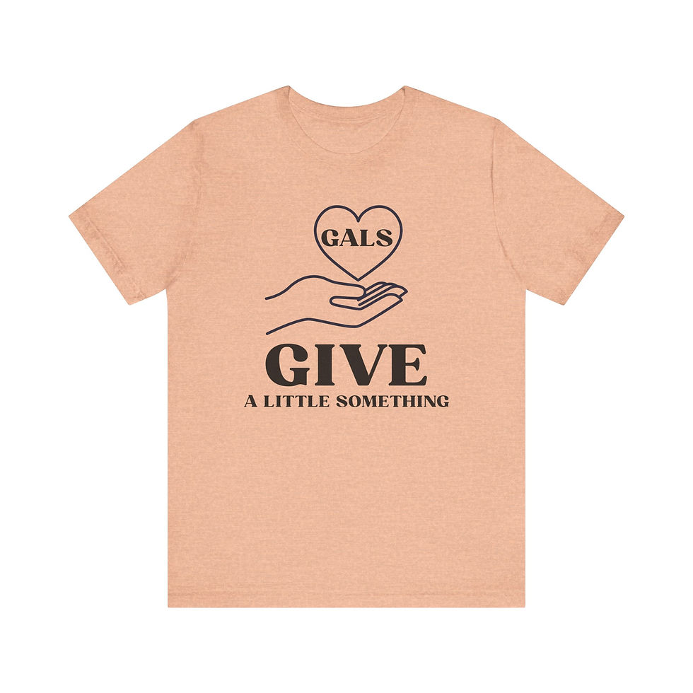 Thumbnail: Unisex Jersey Short Sleeve Tee- Gals GIVE