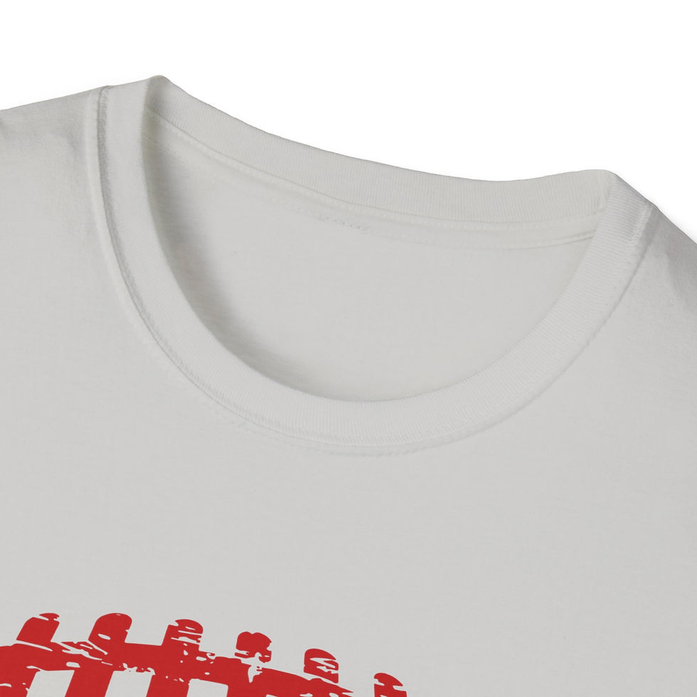 Thumbnail: Unisex Softstyle T-Shirt- bulldog football dual letters