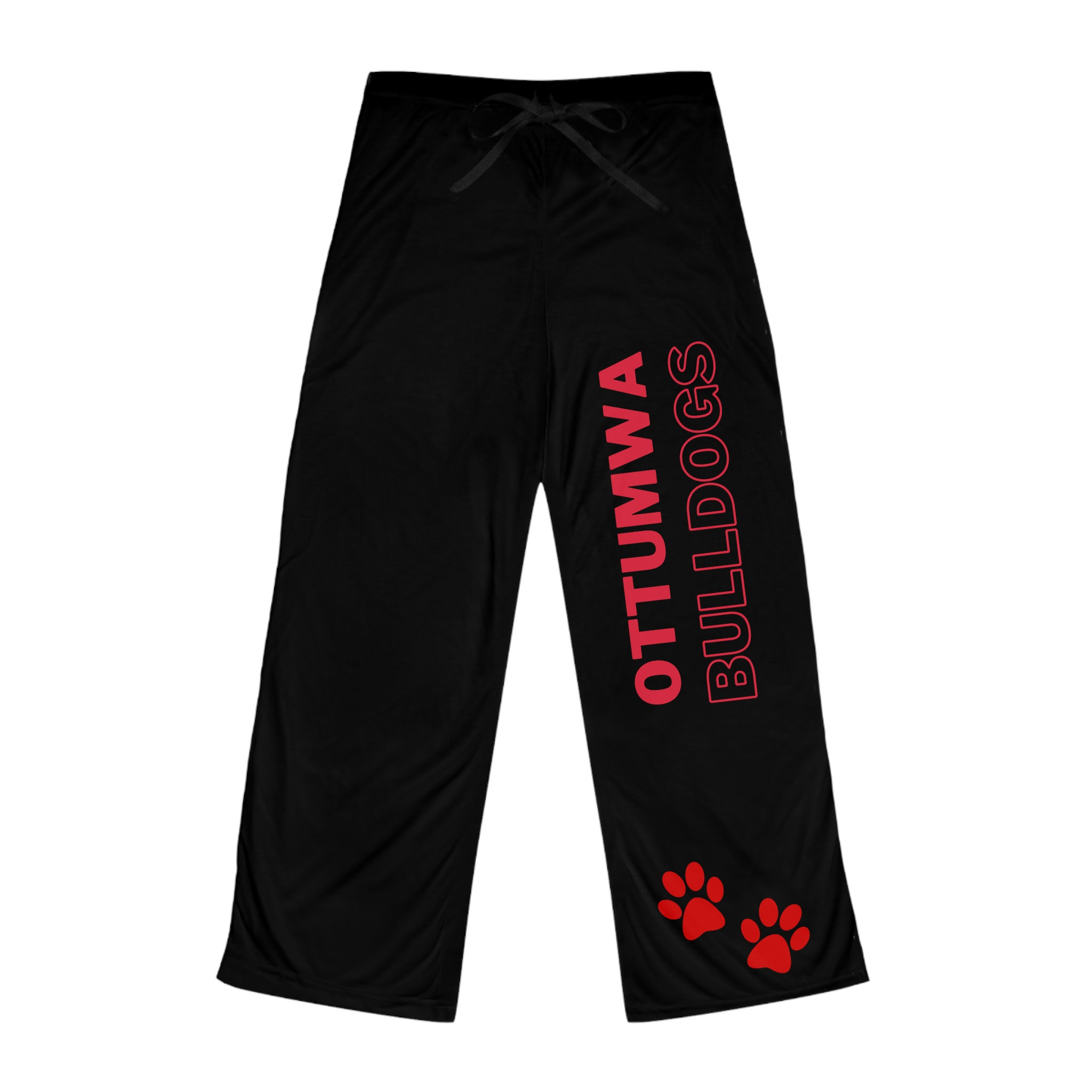 Women's Pajama Pants (AOP)-Bulldogs