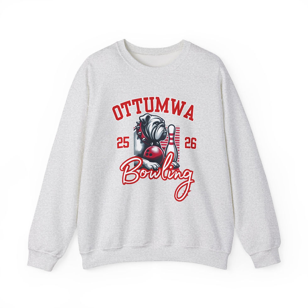 Thumbnail: Unisex Heavy Blend™ Crewneck Sweatshirt- Ottumwa bowling 2
