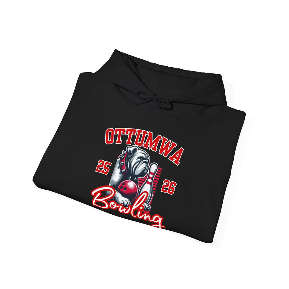 Thumbnail: Unisex Heavy Blend™ Hooded Sweatshirt-ottumwa bowling 2
