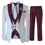 Thumbnail: Fashion Luxury Tailor-made White Suits For Men 3 Piece Set Slim Fit Formal Weddi