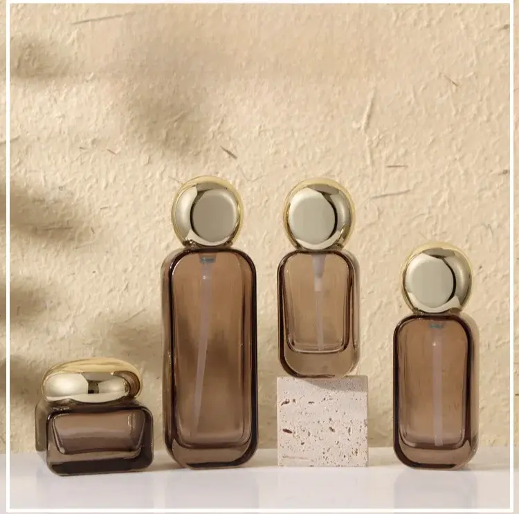 New 30/50/100/120ml Spray Glass Bottle Lotion Bottles Dispensing Bottle Cosmeti