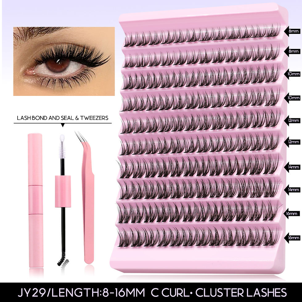 Thumbnail: DIY Lash Extension Kit Individual Eyelash Extension Kit Cluster Lashes Kit Lash 