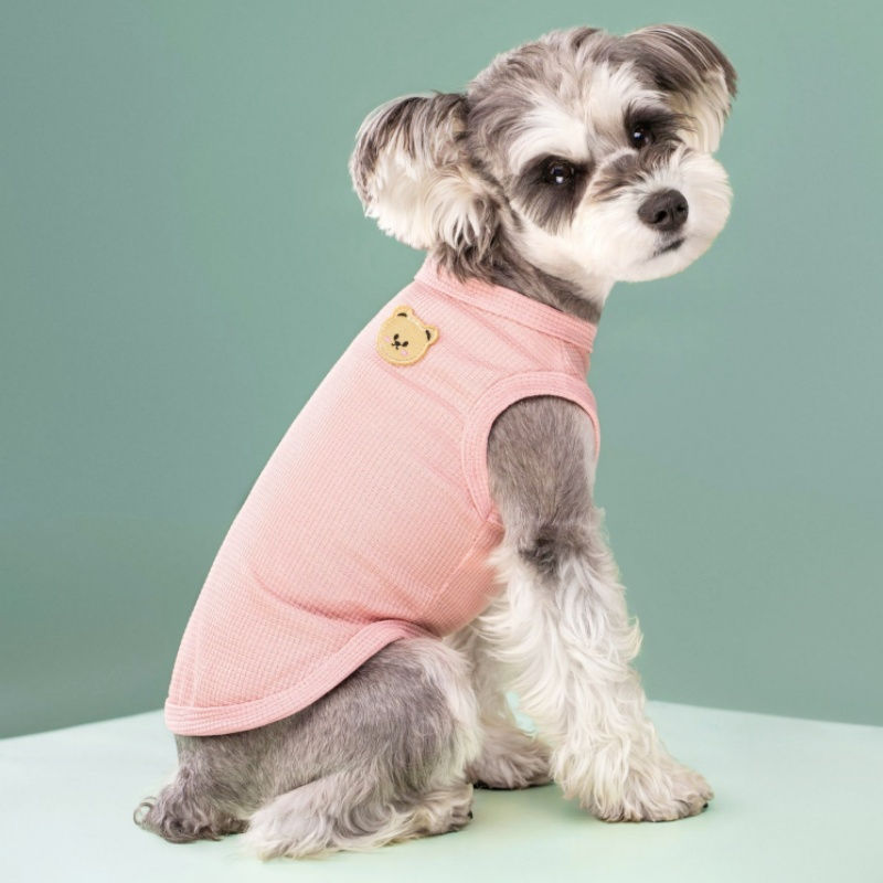 Thumbnail: Luxury Pet Dog Vest for Small Dog Summer Pet Clothes Cute Print Puppy Costumes B
