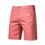 Thumbnail: 2021 New Summer 100% Cotton Solid Shorts Men High Quality Casual Business Social
