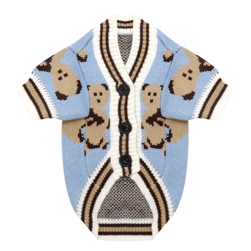 Thumbnail: Luxury Dog Clothes for Small Dogs Winter Warm Dog Sweater Chihuahua French Bulld