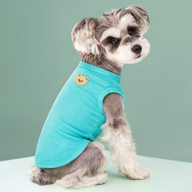 Thumbnail: Luxury Pet Dog Vest for Small Dog Summer Pet Clothes Cute Print Puppy Costumes B