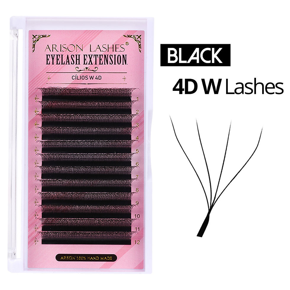 Thumbnail: ARISON YY Lashes and 3D/4D/5D W Shape Lashes Brasileiro Premade Volume Eyelashes