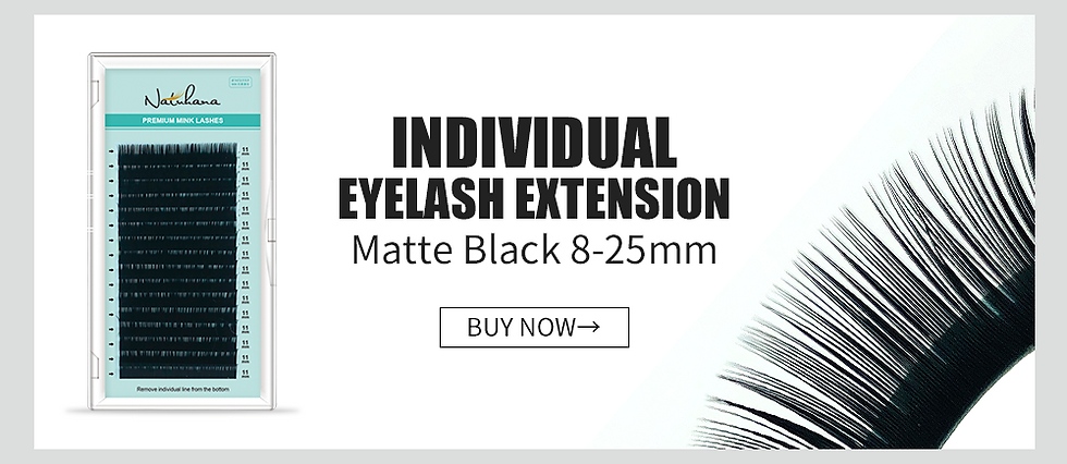 Thumbnail: NATUHANA Personal False Eyelashes, Natural PBT Eyelash Extension, Synthetic Eyel