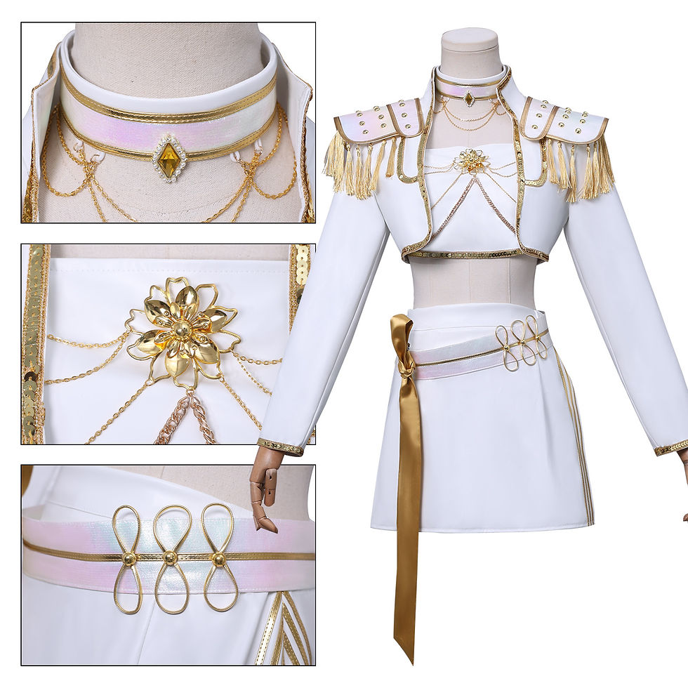 Thumbnail: New Anime MovieKPop Demon Hunters Rumi Costume K-POP Witch Hunter's Costumes,Wig