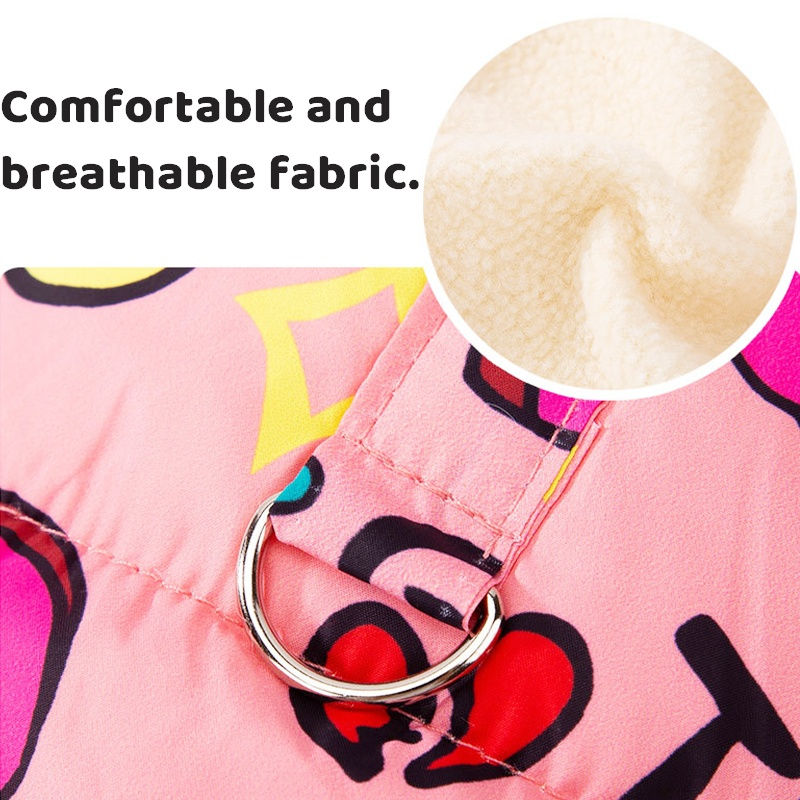 Thumbnail: Cute Print Pet Dog Jacket Coat Luxury Dog Clothes Winter Warm Puppy Down Jacket 