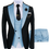 Thumbnail: New Costume Homme Popular Clothing Luxury Party Stage Men's Suit Groomsmen Regul