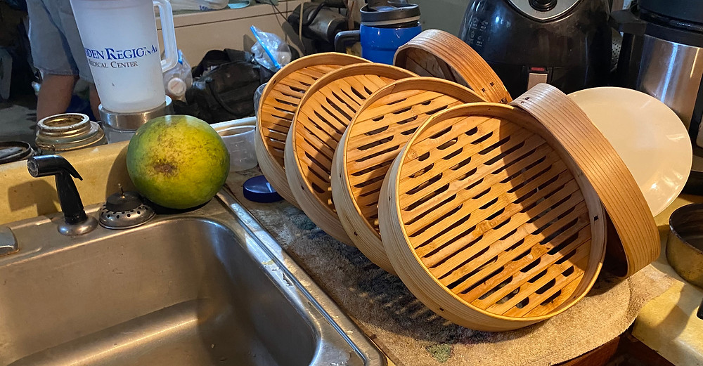 Bamboo Rice Steamers