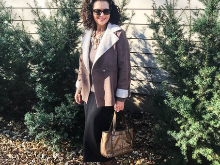 Fashion Friday: Slouchy and Shearling