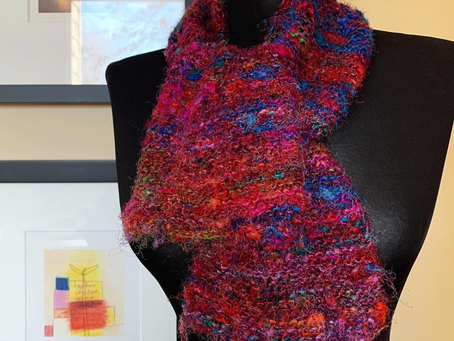 Stuff I Made Saturday: Knitted Silk