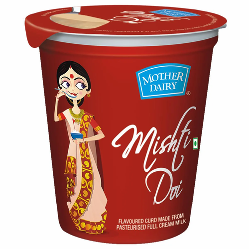 DahiMother Dairy Mishti Doi in 85 G and 400 G (Cup) Online at Best Price