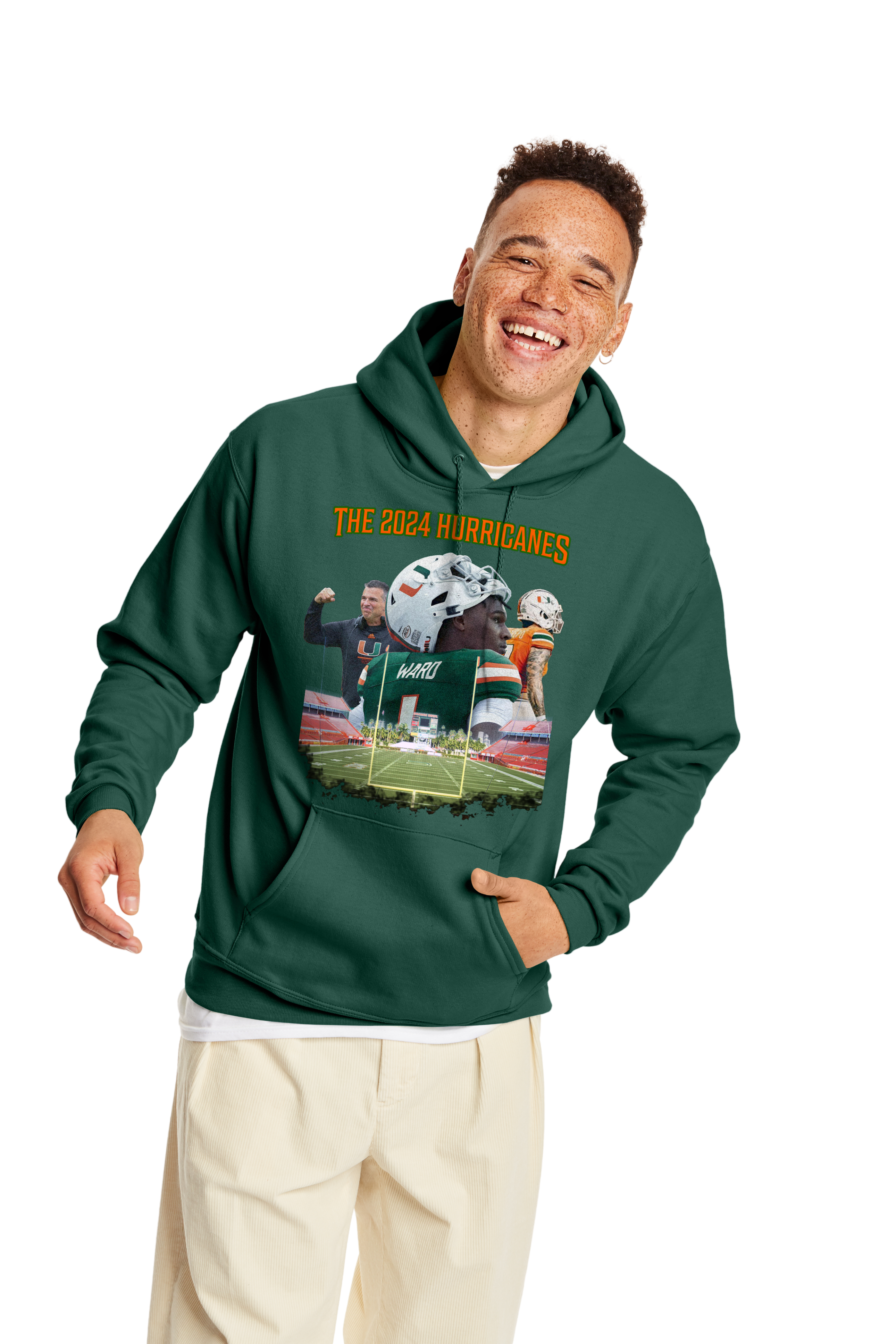 Miami 2024 Football Pullover Hoodie
