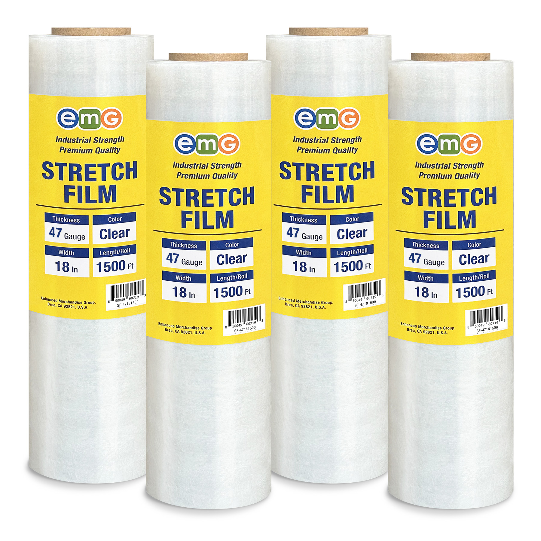 Stretch Film, 47 Gauge, 18" x 1500'