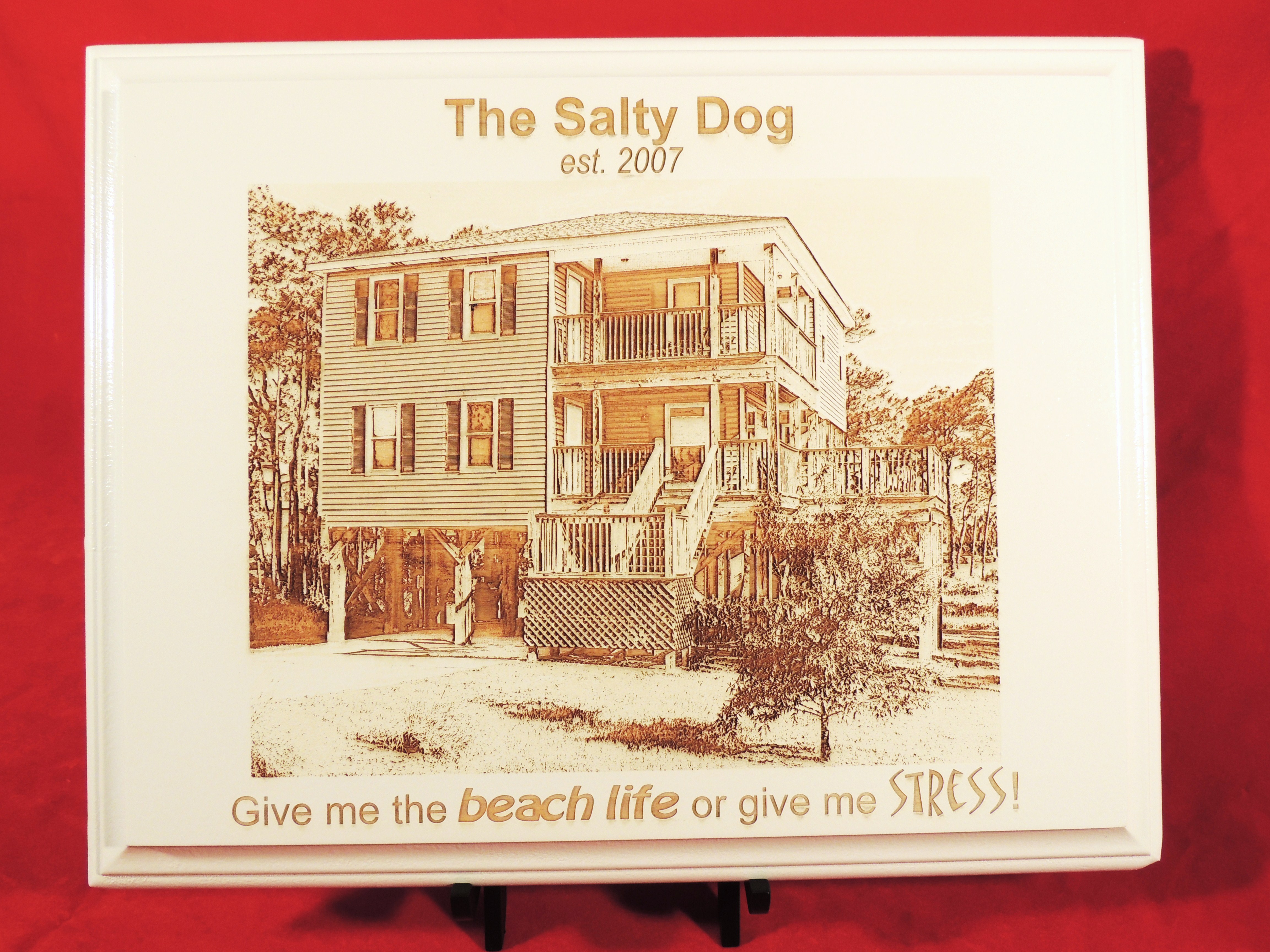 Photo plaque