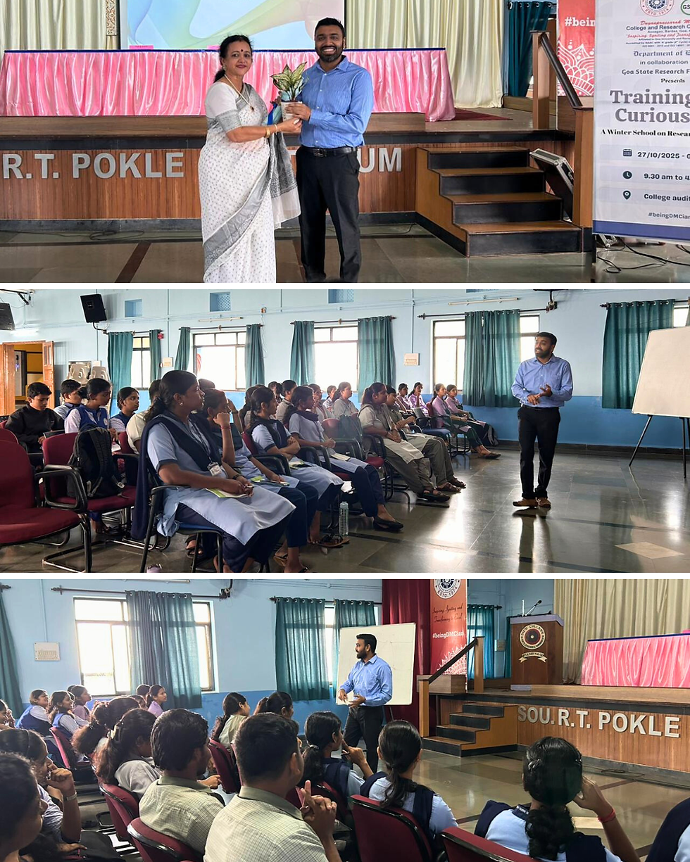 Dr. Pronoy Baidya Inspires with “Training the Curious Eye” at DMS Winter School