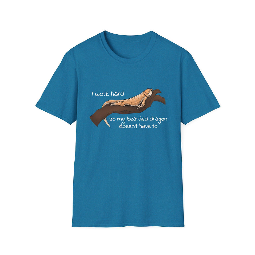 Thumbnail: Bearded Dragon T-Shirt for every hardworking owner!