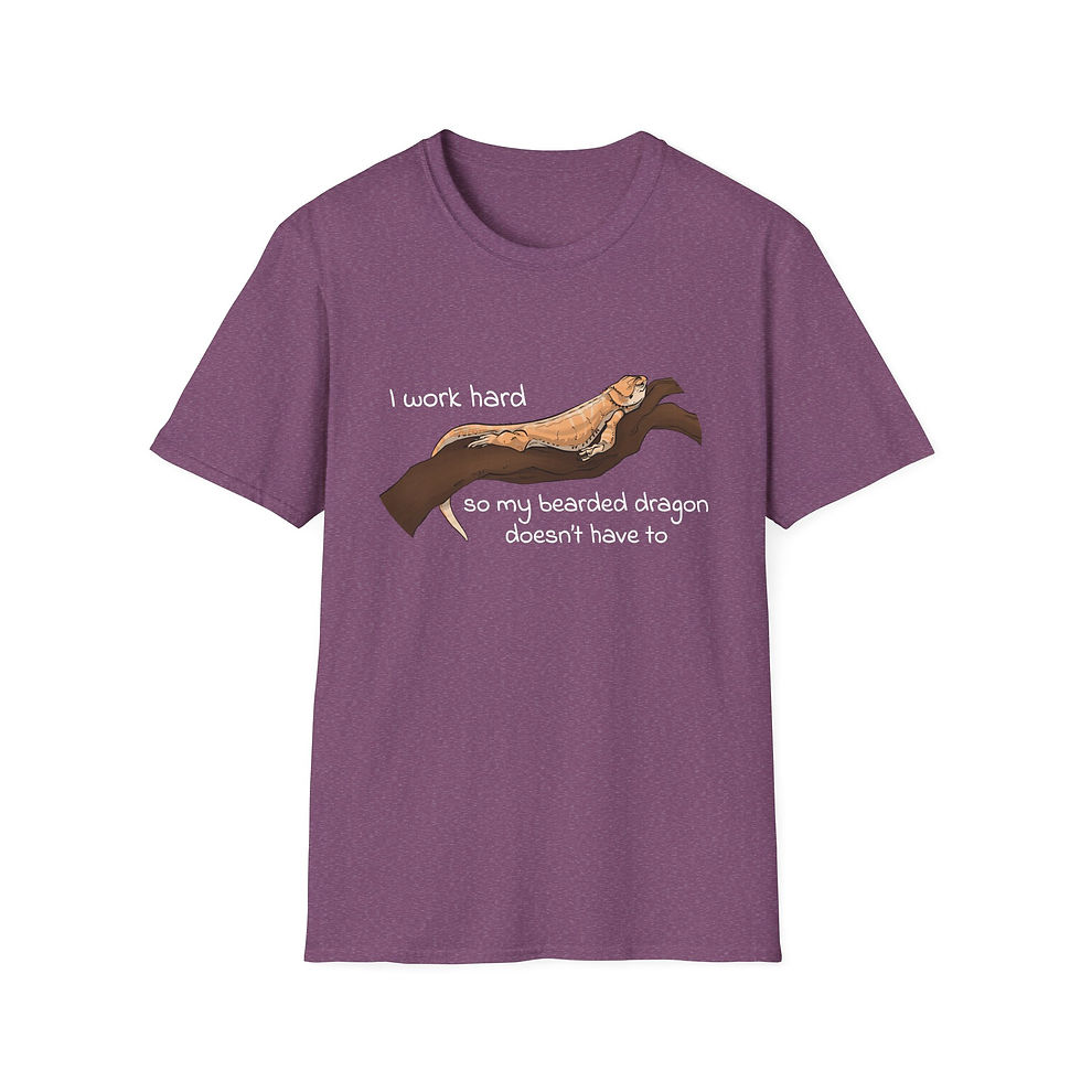 Thumbnail: Bearded Dragon T-Shirt for every hardworking owner!