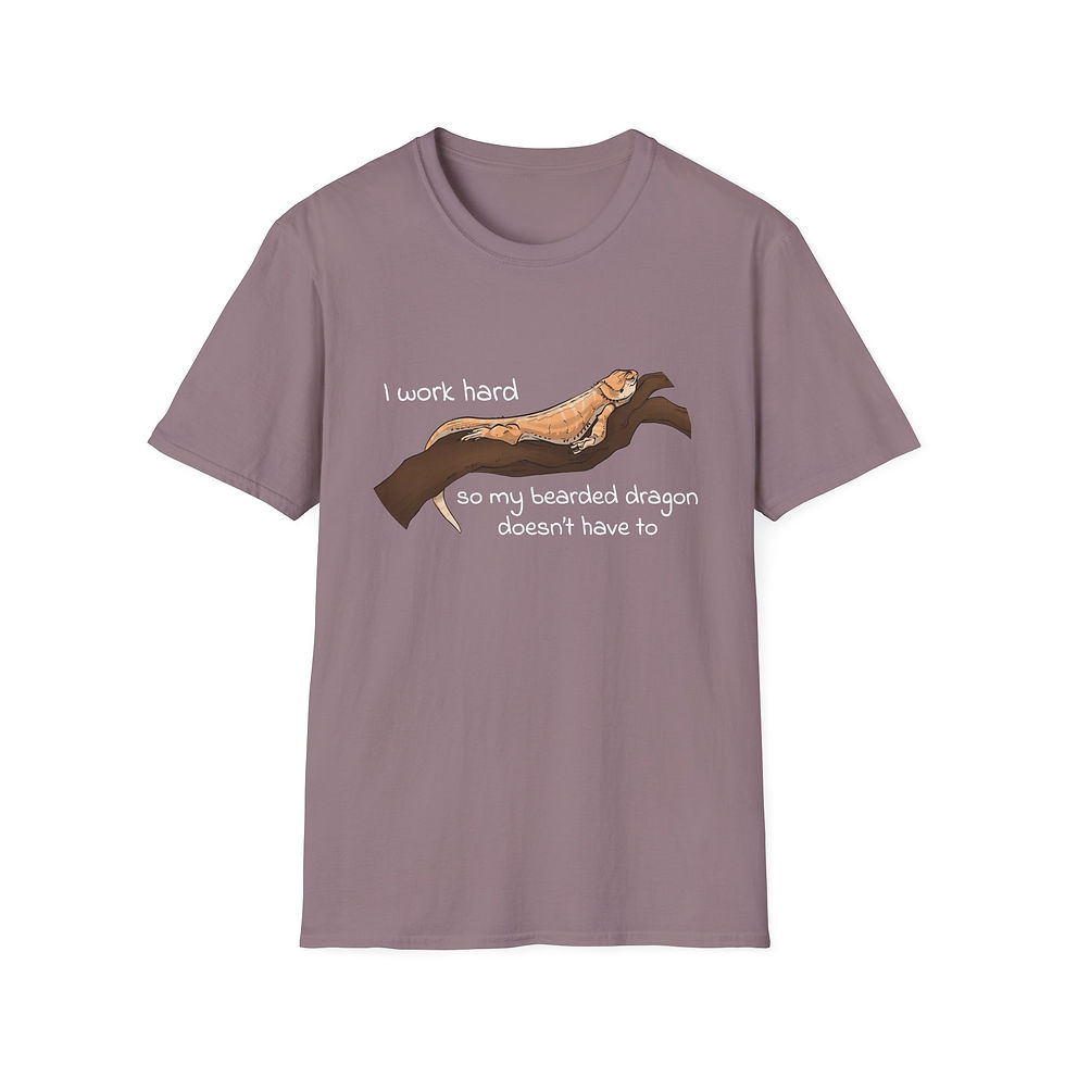 Thumbnail: Bearded Dragon T-Shirt for every hardworking owner!