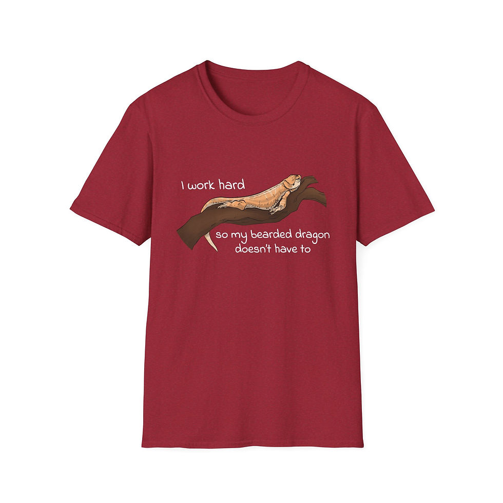Thumbnail: Bearded Dragon T-Shirt for every hardworking owner!