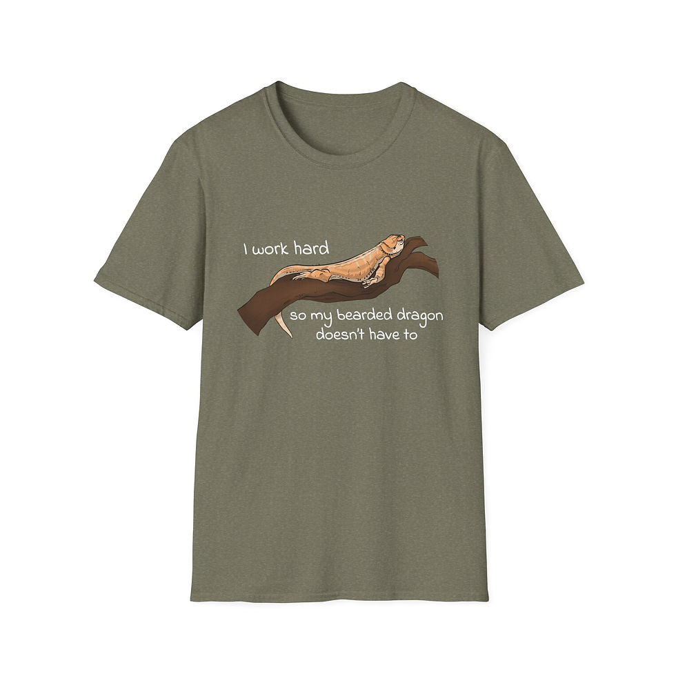 Thumbnail: Bearded Dragon T-Shirt for every hardworking owner!