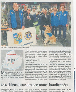 2022 remise de chèques au restaurant McDonald's de Mulsanne le 15 novembre 2022