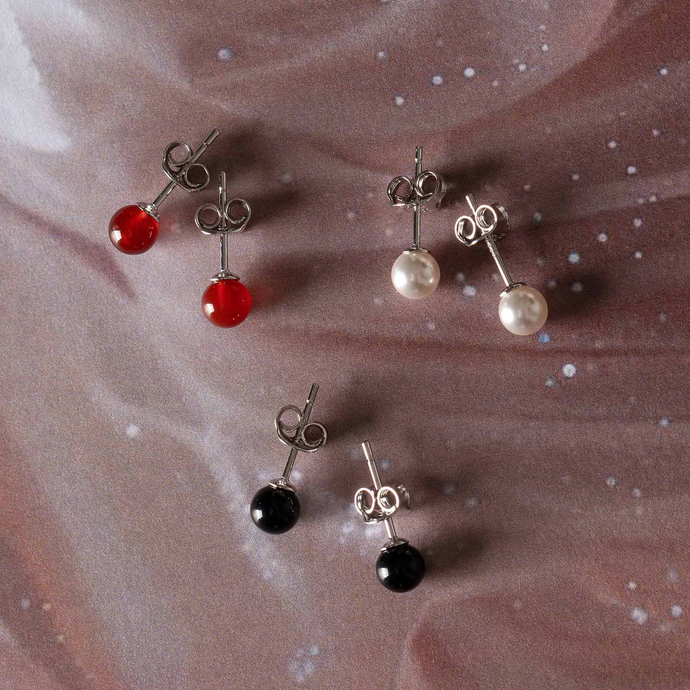 Thumbnail: Wishes / Onyx Earring