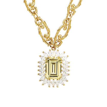 Surreal / Motif Crystal Necklace
