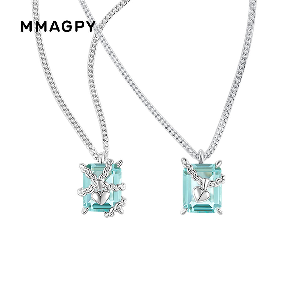 Thumbnail: Surreal / Cameo Puzzle Crystal Necklace