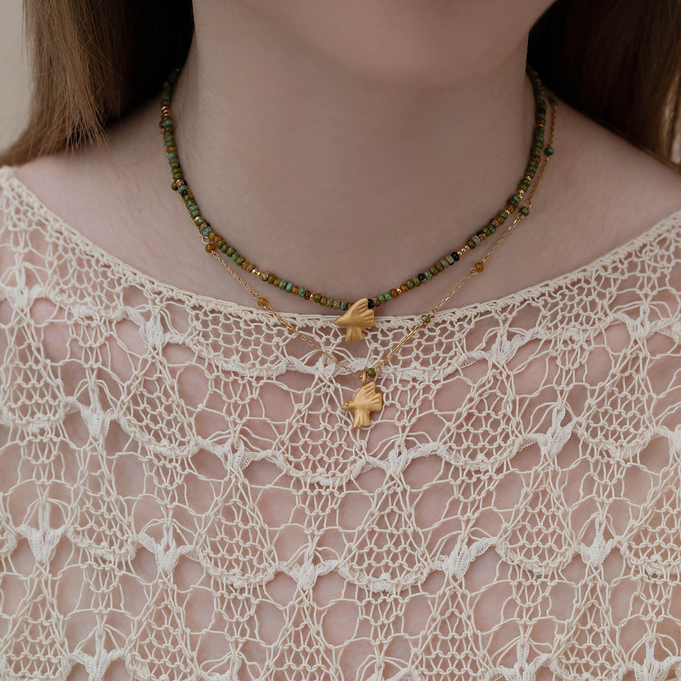 縮圖：Stray Birds / Stray Birds Vintage Bead Necklace