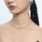 縮圖：Ballroom / Crystal Texture Necklace