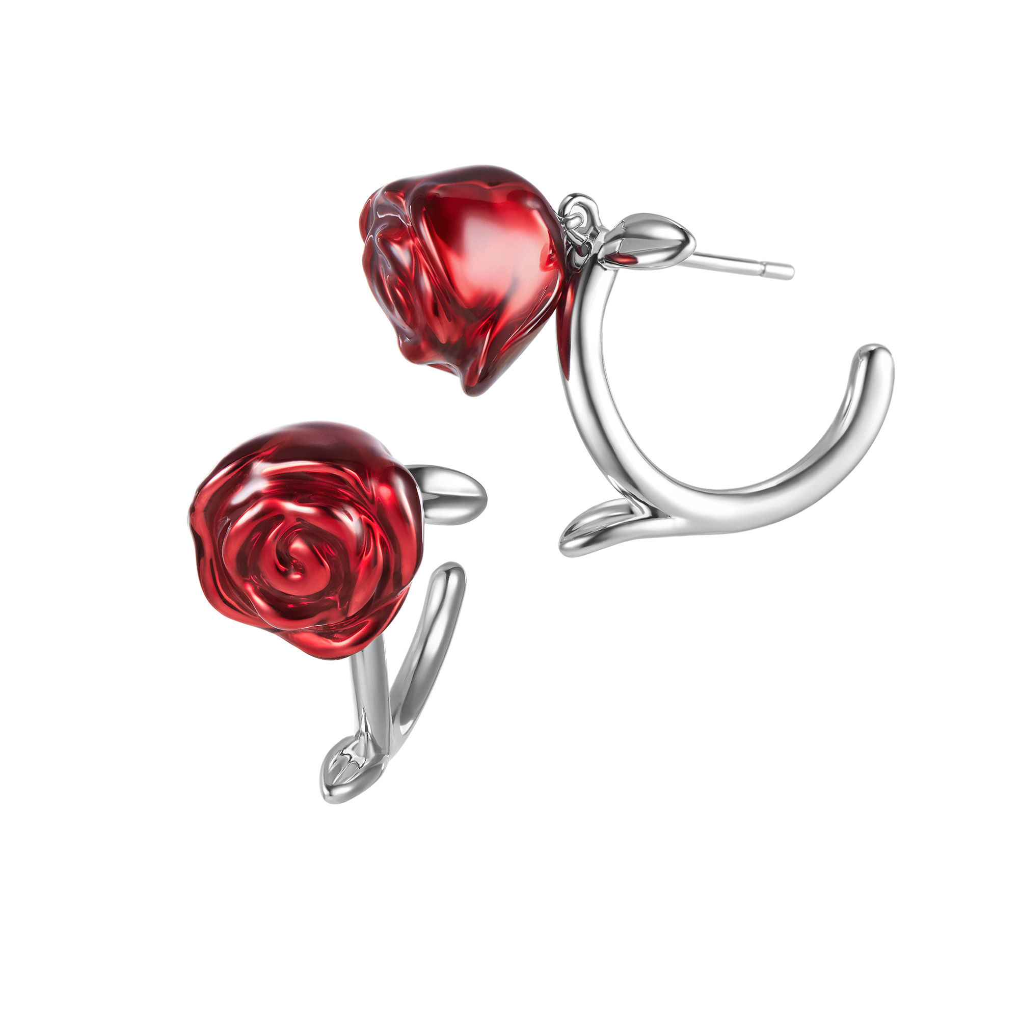 Capsule / Rose Preface Circle Earring