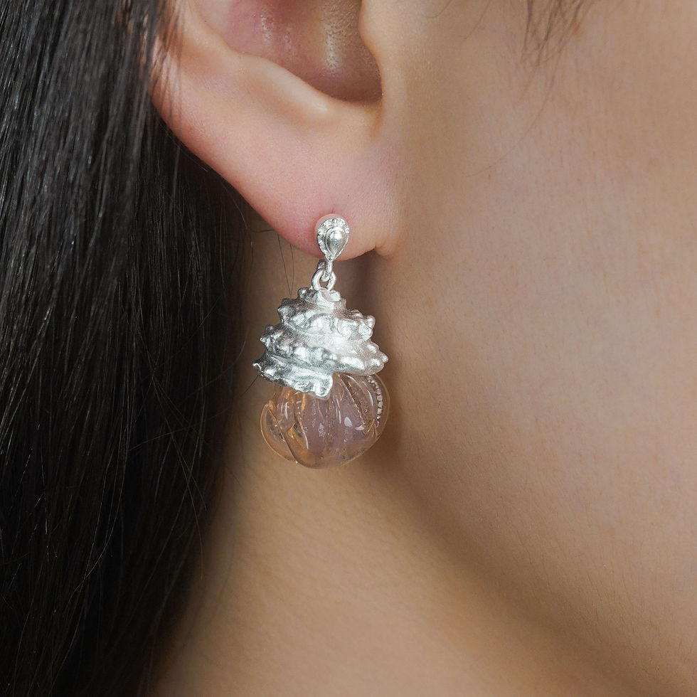 縮圖：Dayfly / Conch Horn Earring