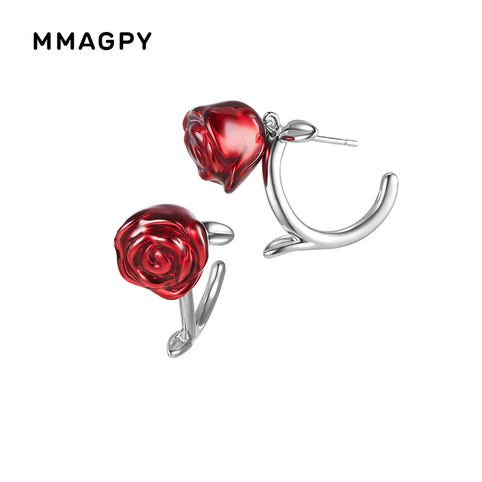 Thumbnail: Capsule / Rose Preface Circle Earring