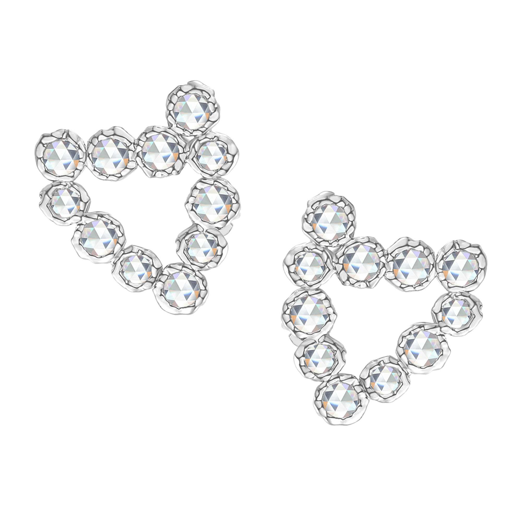 Ballroom / Heart Texture Earring