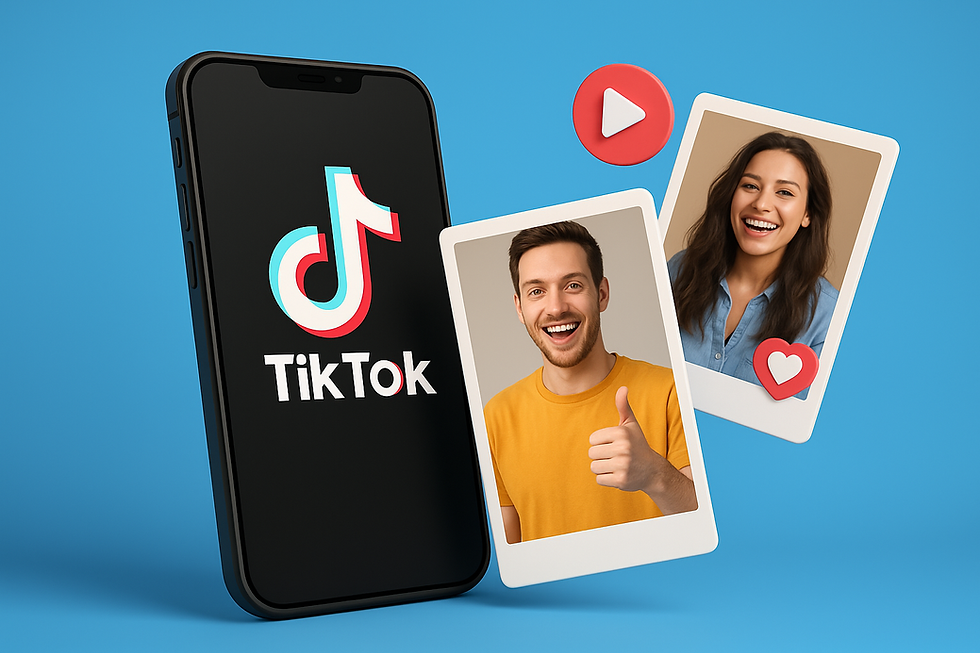 استخدام فيديو العملاء في إعلان تيك توك