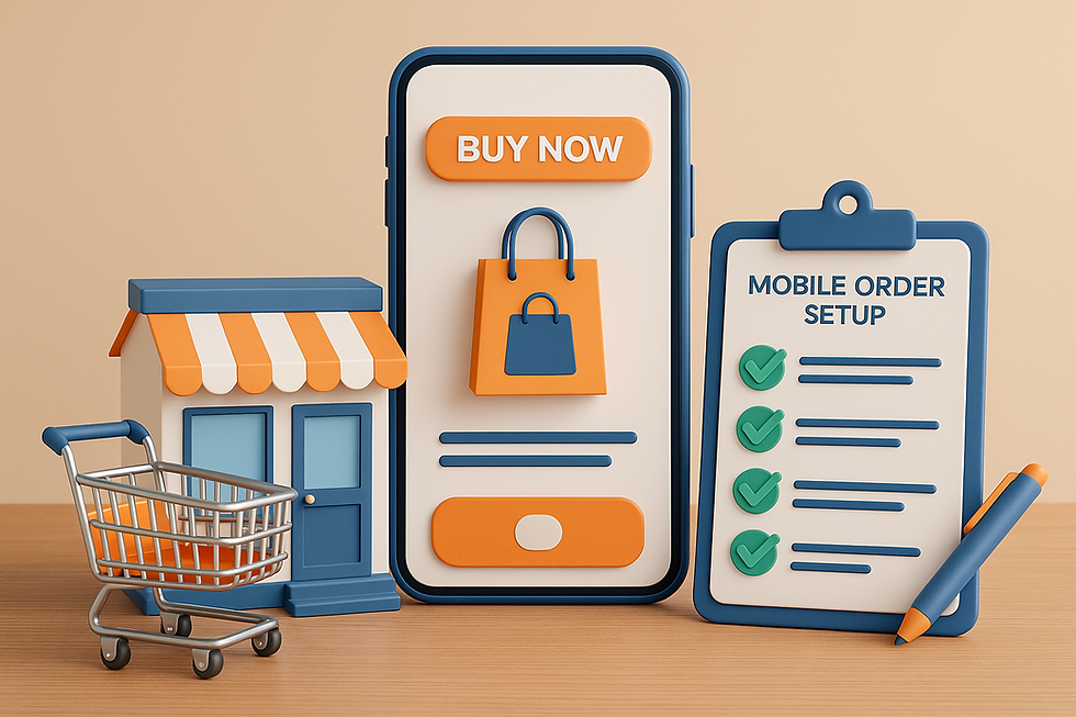 كيف تهيئ عملك للطلبات عبر الجوال؟