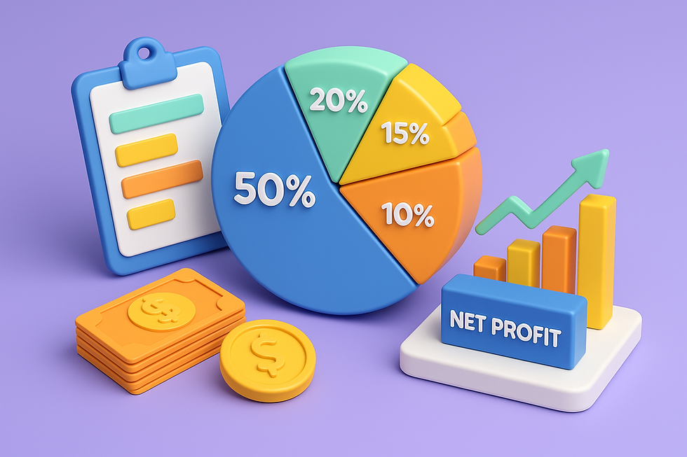 كيف توزع المصاريف الشهرية لتضمن صافي ربح ثابت؟