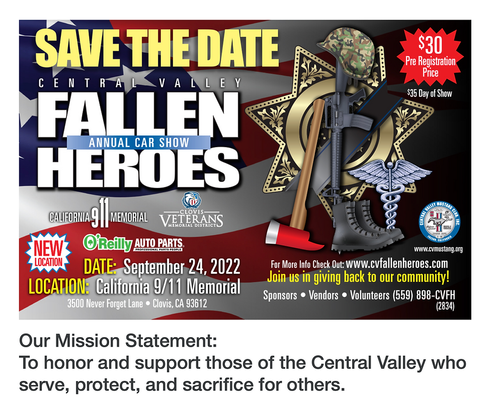Central Valley FallenHeroes Car Show