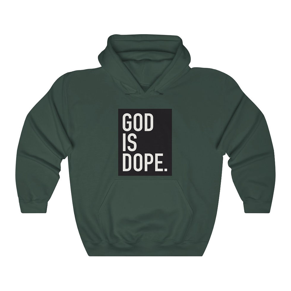 Thumbnail: Unisex God Is Dope Hoodie