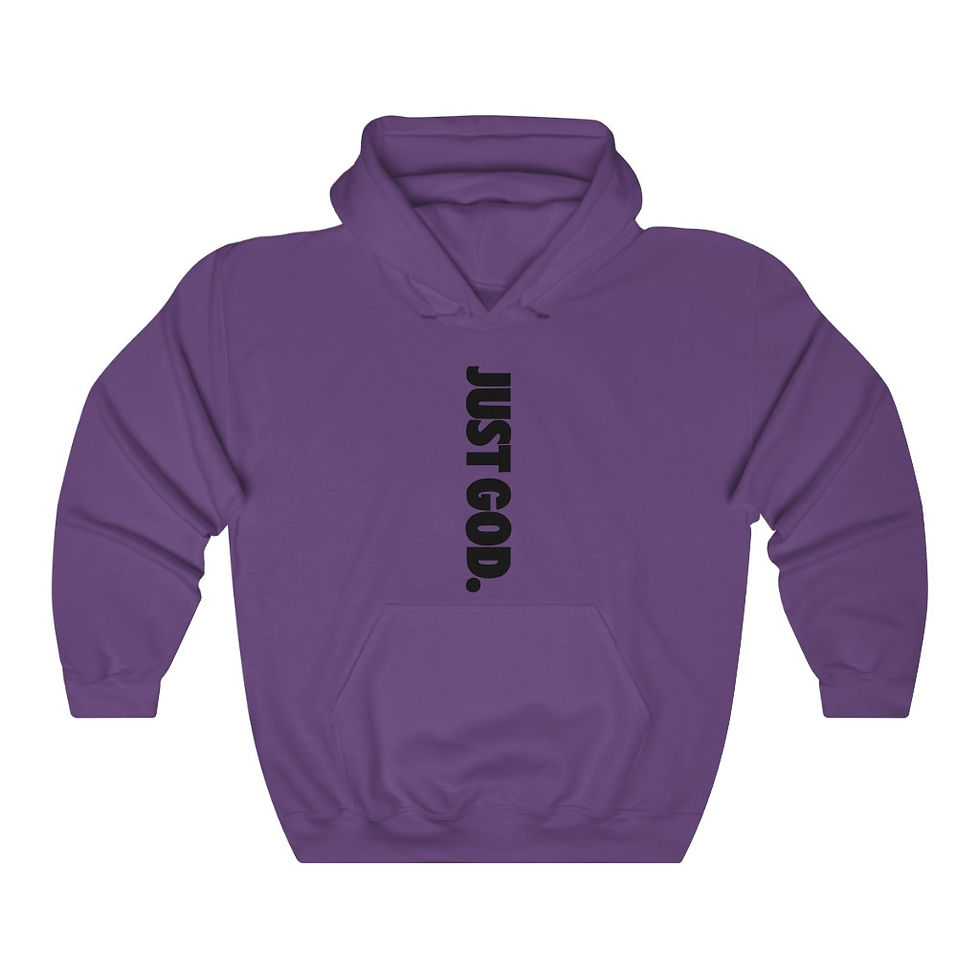 Thumbnail: Unisex Just God Hoodie