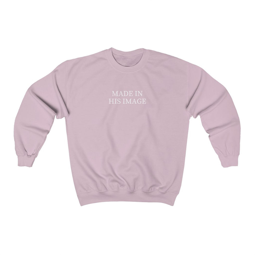 Thumbnail: 'MADE IN HIS IMAGE' Unisex Heavy Blend™ Crewneck Sweatshirt